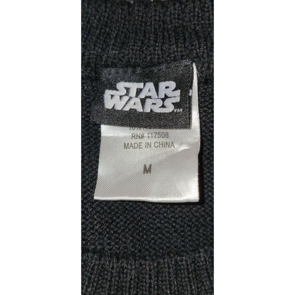 Star Wars Darth Vader Light-Up Ugly Christmas Sweater Men’s Medium Black Holiday - Picture 5 of 7